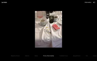 Iya Studio homepage website preview