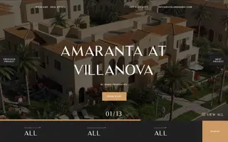 Richland Real Estate homepage website preview