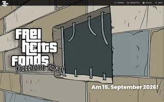 Freiheitsfonds homepage website preview