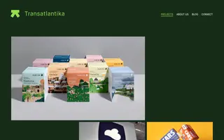 Transatlantika homepage website preview