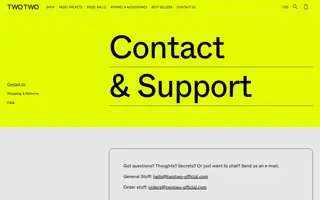 TWOTWO homepage website preview