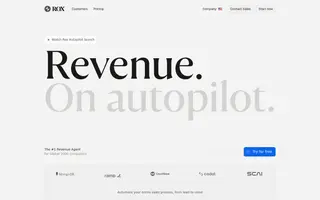 Rox homepage website preview