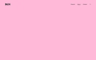 BGN homepage website preview