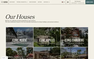 Iconic House homepage website preview