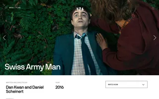 A24 homepage website preview