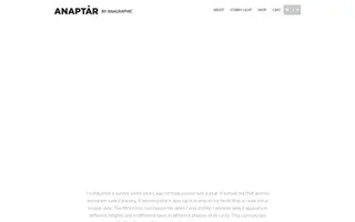 Anaptár homepage website preview