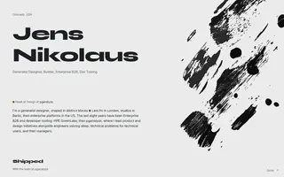 Jens Nikolaus homepage website preview