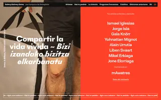 Gallery.Delivery homepage website preview