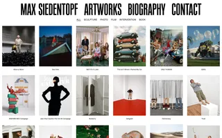 Max Siedentopf homepage website preview