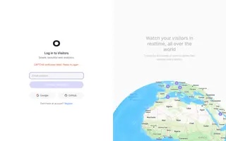 Visitors homepage website preview