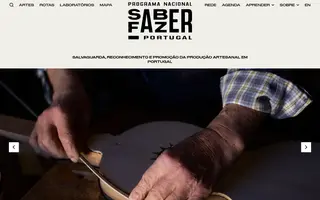 Saber Fazer Portugal homepage website preview