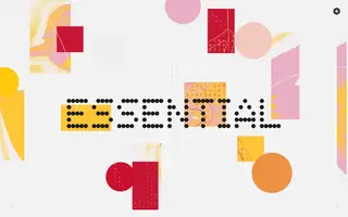 Essential homepage website preview