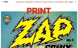 PRINT homepage website preview