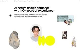 Ilnur Kalimullin homepage website preview