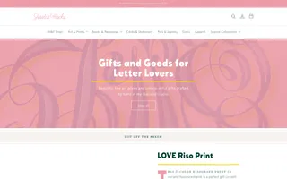 Jessica Hische homepage website preview