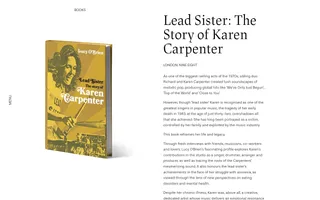 Lucy O'Brien homepage website preview