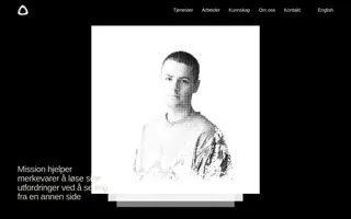 Mission homepage website preview