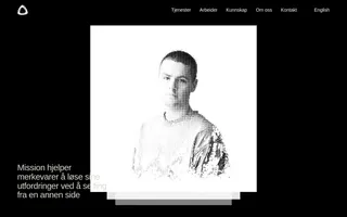 Mission homepage website preview