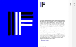 Face Forward homepage website preview