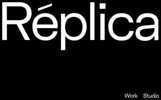 Réplica homepage website preview