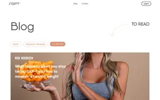 Zeuss homepage website preview