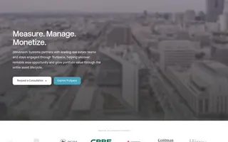 Stevenson Systems homepage website preview