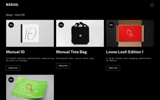 Manual homepage website preview