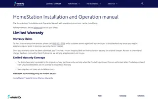 Electrify America homepage website preview