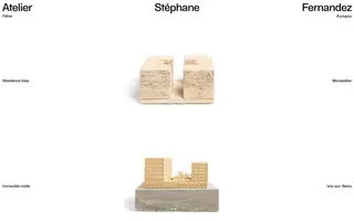 Atelier Stéphane Fernandez homepage website preview