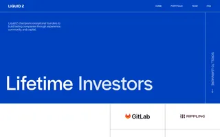 Liquid 2 homepage website preview