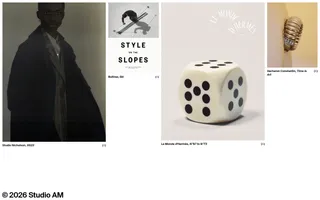 Studio Aurélie Michaud homepage website preview