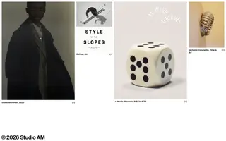 Studio Aurélie Michaud homepage website preview