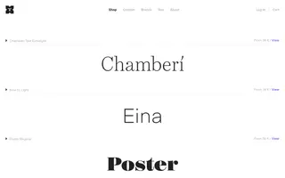 Extratype homepage website preview