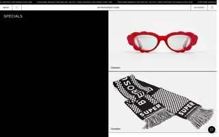 Retrosuperfuture homepage website preview