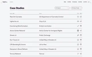 Swell Inc. homepage website preview