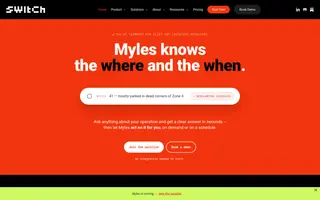 SWITCH homepage website preview