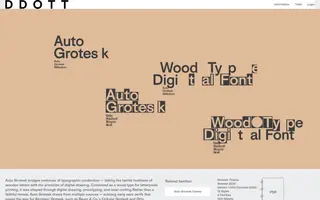 DDOTT homepage website preview