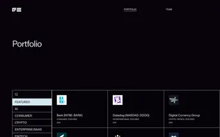 RRE homepage website preview