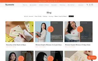 Summorie homepage website preview
