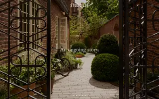 Studio Ilse homepage website preview