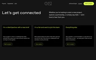 Made by ON homepage website preview