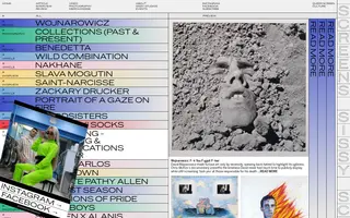 Sissy Screens homepage website preview