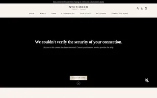 Nyetimber homepage website preview