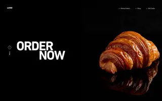Lune homepage website preview