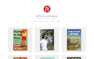 Allison Saltzman homepage website preview