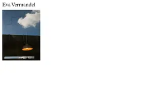 Eva Vermandel homepage website preview
