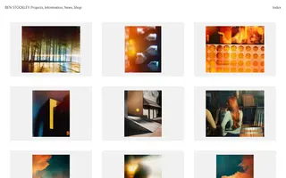 Ben Stockley homepage website preview