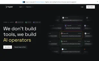 Hyper homepage website preview
