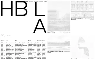 HBLA homepage website preview