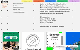 display homepage website preview